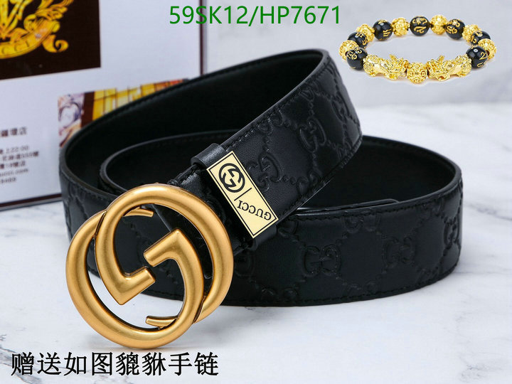 Belts-Gucci, Code: HP7671,$: 59USD