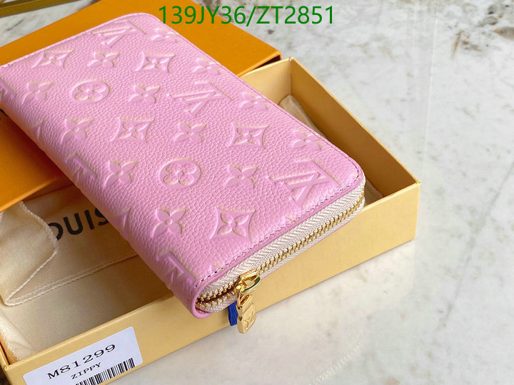 LV Bags-(Mirror)-Wallet-,Code: ZT2851,$: 139USD