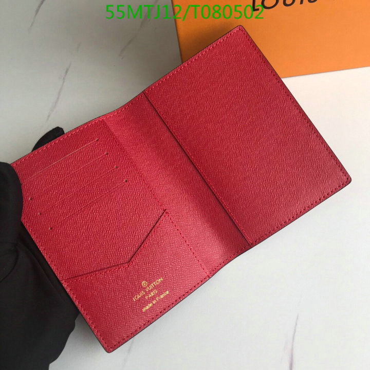 LV Bags-(4A)-Wallet-,Code: T080502,$: 55USD