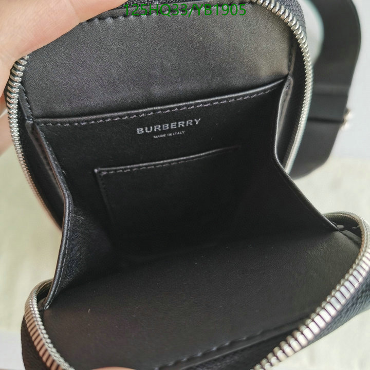 Burberry Bag-(Mirror)-Diagonal-,Code: YB1905,$: 125USD