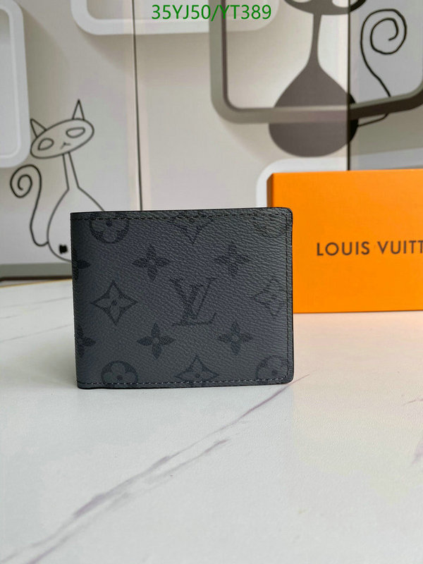 LV Bags-(4A)-Wallet-,Code: YT389,$: 35USD