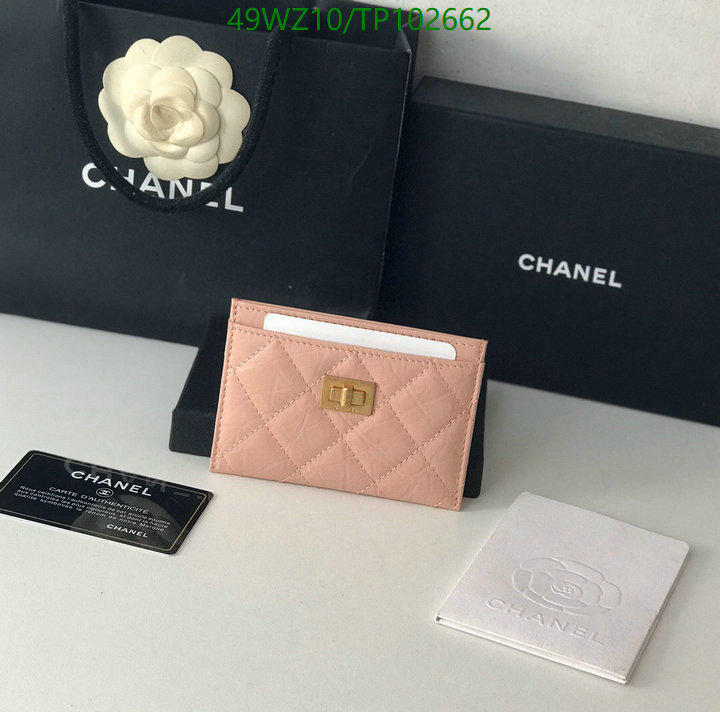 Chanel Bags ( 4A )-Wallet-,Code: TP102662,$: 49USD