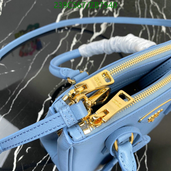 Prada Bag-(Mirror)-Handbag-,Code: ZB7540,$: 239USD