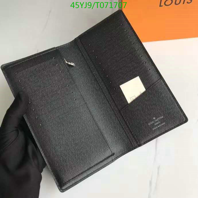 LV Bags-(4A)-Wallet-,Code: T071707,$: 45USD