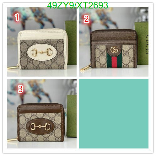 Gucci Bag-(4A)-Wallet-,Code: XT2693,$: 49USD