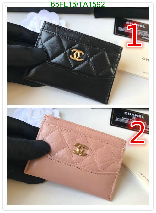 Chanel Bags -(Mirror)-Wallet-,Code: TA1592,$: 65USD