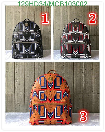 MCM Bag-(Mirror)-Backpack-,Code:MCB103002,$:129USD