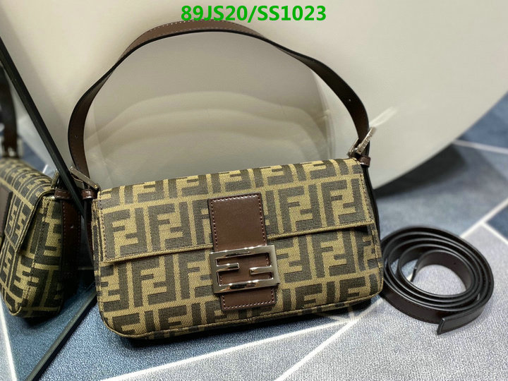 Fendi Bag-(Mirror)-Handbag-,Code: SS1023,