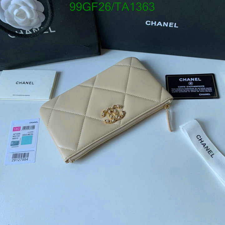 Chanel Bags -(Mirror)-Wallet-,Code: TA1363,$: 99USD