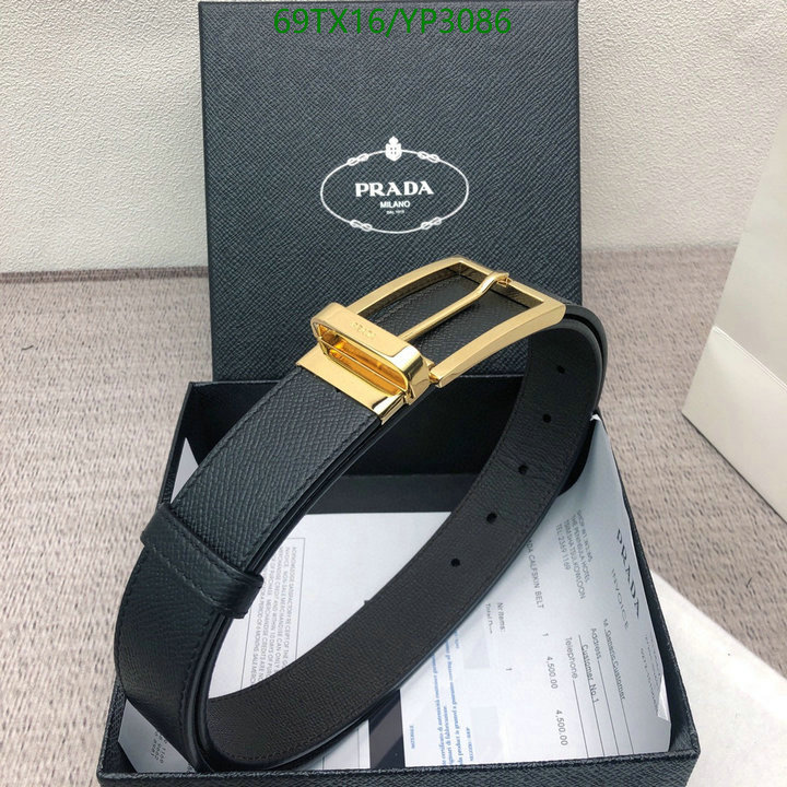 Belts-Prada, Code: YP3086,$: 69USD