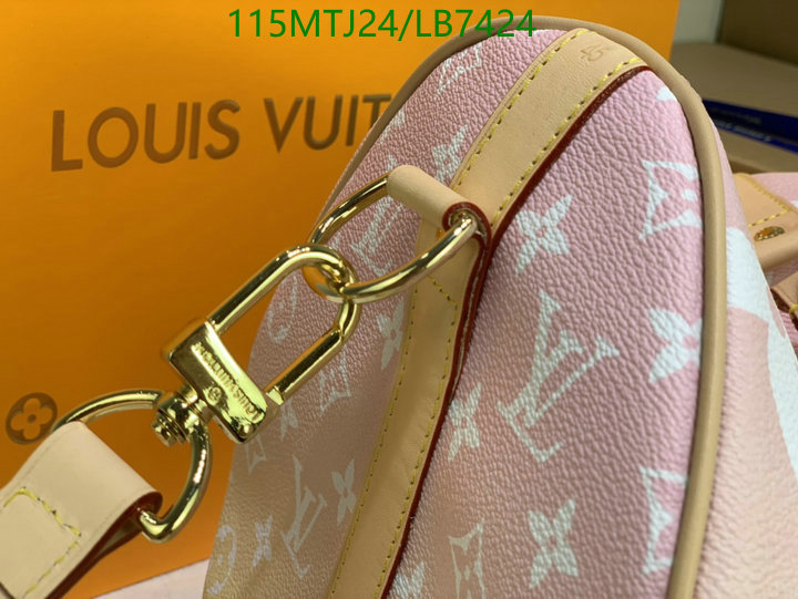 LV Bags-(4A)-Keepall BandouliRe 45-50-,Code: LB7424,$: 115USD
