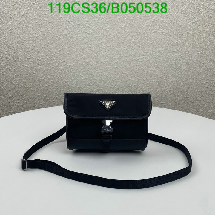 Prada Bag-(Mirror)-Diagonal-,Code: B050538,$: 119USD