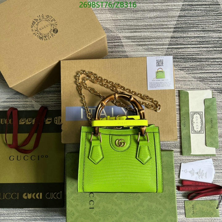 Gucci Bag-(Mirror)-Diana-Bamboo-,Code: ZB316,$: 269USD