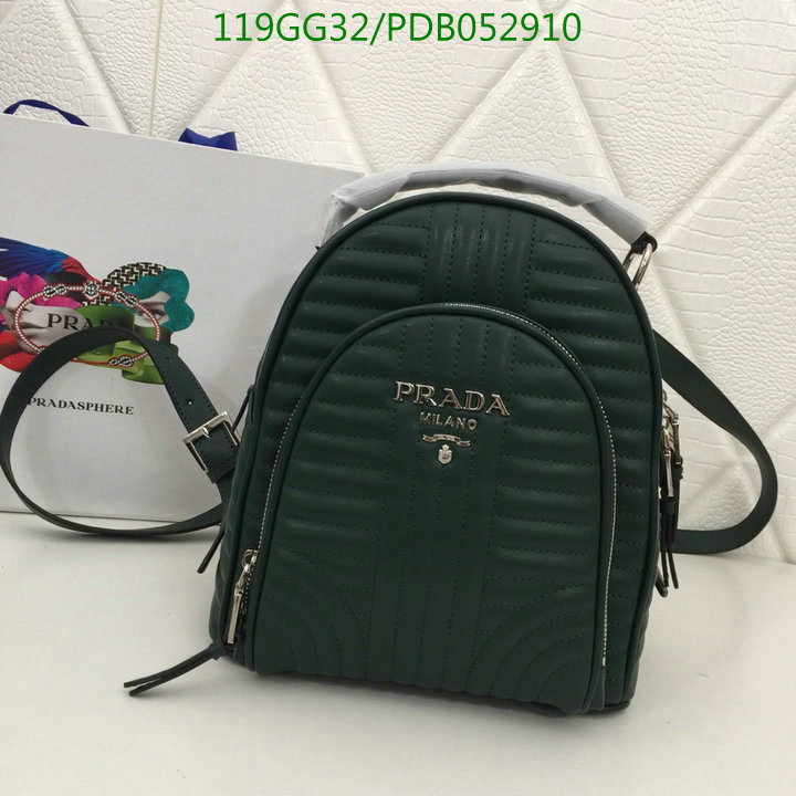 Prada Bag-(4A)-Backpack-,Code: PDB052910,$:119USD