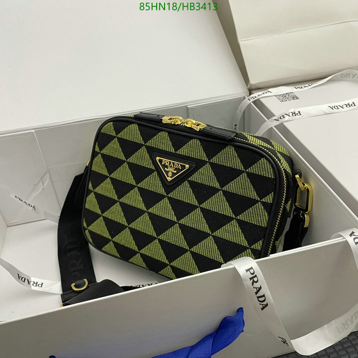 Prada Bag-(4A)-Diagonal-,Code: HB3413,$: 85USD