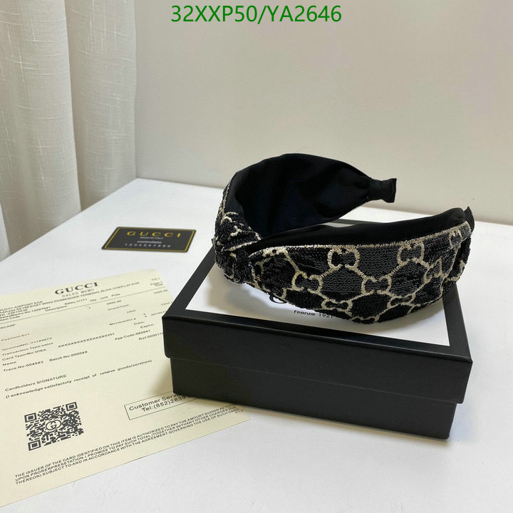 Headband-Gucci, Code: YA2646,$: 32USD