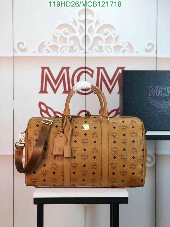 MCM Bag-(Mirror)-Handbag-,Code: MCB121718,$: 119USD