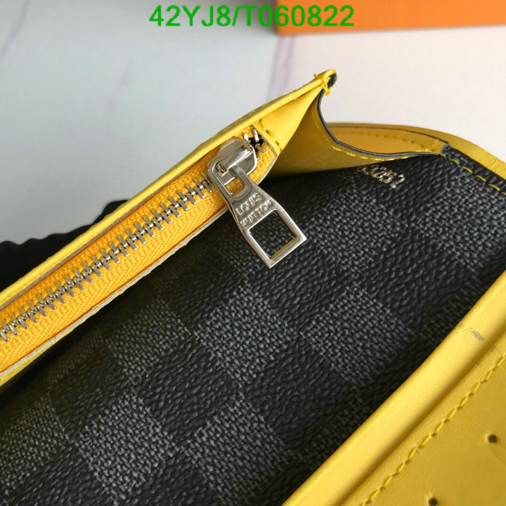 LV Bags-(4A)-Wallet-,Code: T060822,$: 42USD