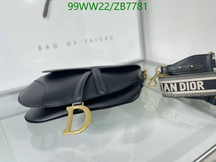 Dior Bags-(4A)-Saddle-,Code: ZB7781,$: 99USD