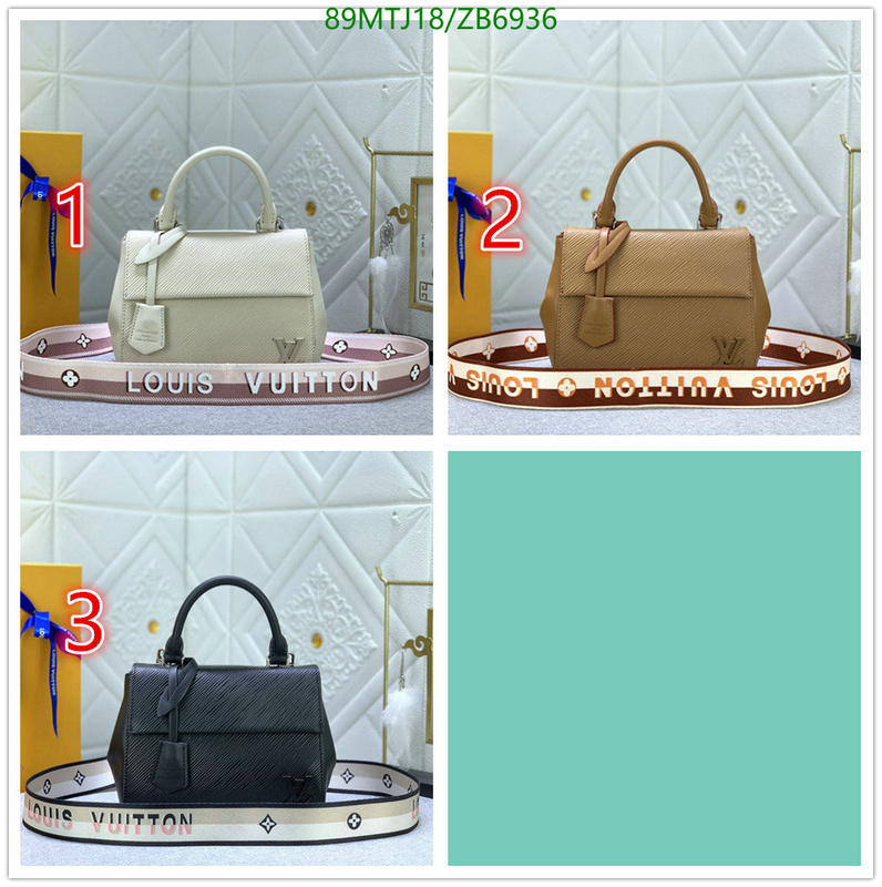 LV Bags-(4A)-Handbag Collection-,Code: ZB6936,$: 89USD