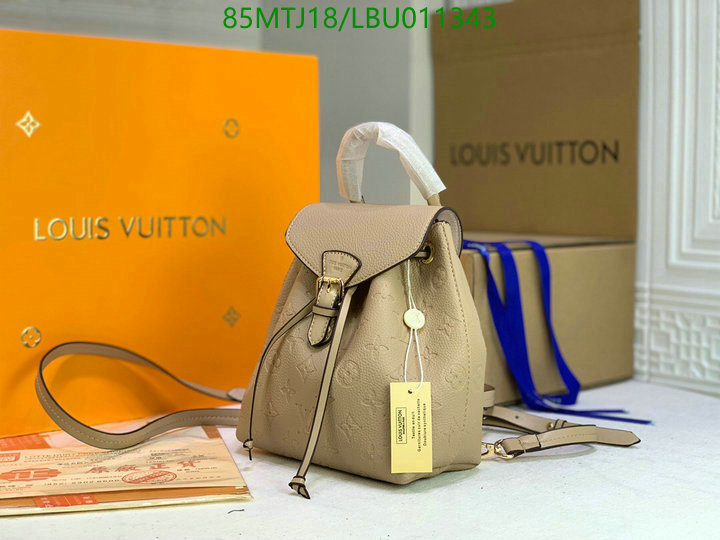 LV Bags-(4A)-Backpack-,Code: LBU011343,$: 85USD