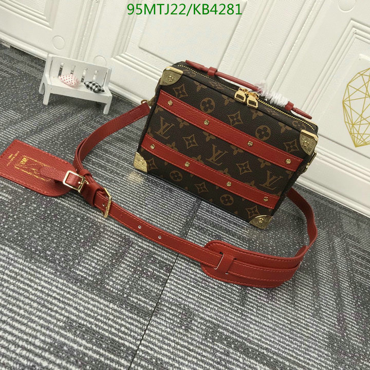 LV Bags-(4A)-Petite Malle-,Code: KB4281,$: 95USD