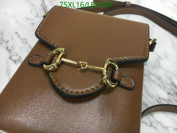 Gucci Bag-(4A)-Horsebit-,Code: LB7589,$: 75USD