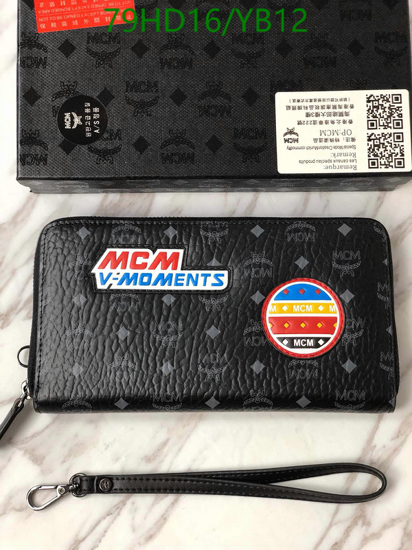 MCM Bag-(Mirror)-Wallet-,Code: YB12,$: 79USD