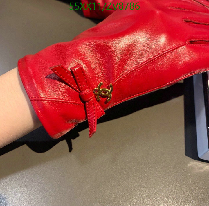 Gloves-Chanel, Code: ZV8786,$: 55USD