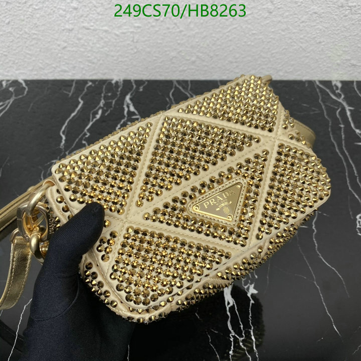 Prada Bag-(Mirror)-Diagonal-,Code: HB8263,$: 249USD