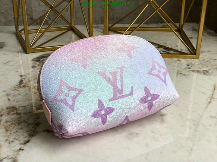 LV Bags-(Mirror)-Vanity Bag-,Code: YB4986,$: 75USD