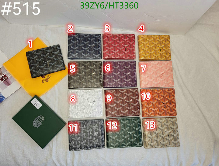 Goyard Bag-(4A)-Wallet-,Code: HT3360,$: 39USD