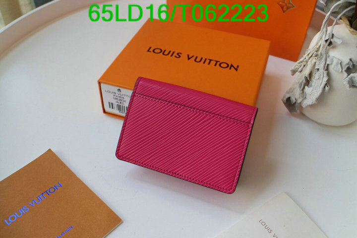 LV Bags-(Mirror)-Wallet-,Code: T062223,$: 65USD