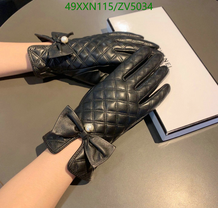 Gloves-Chanel, Code: ZV5034,$: 49USD