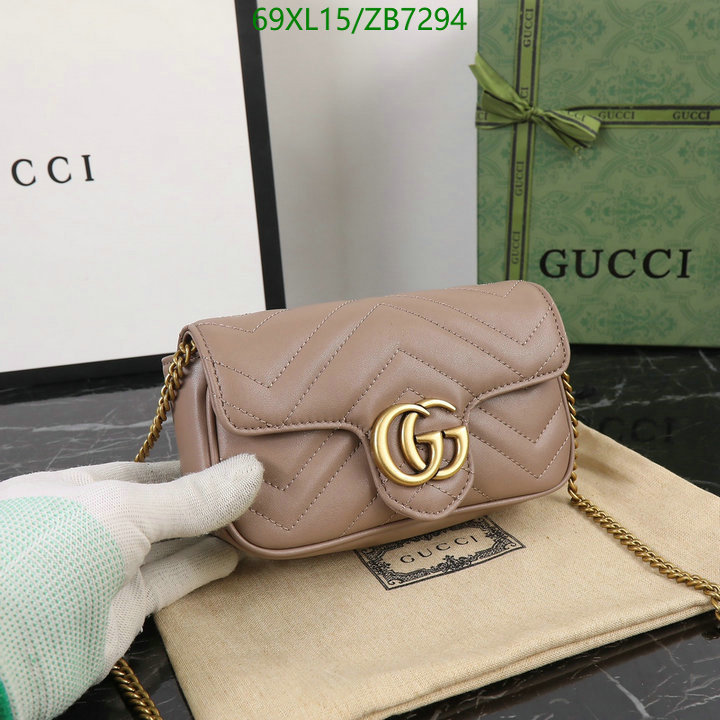 Gucci Bag-(4A)-Marmont,Code: ZB7294,$: 69USD