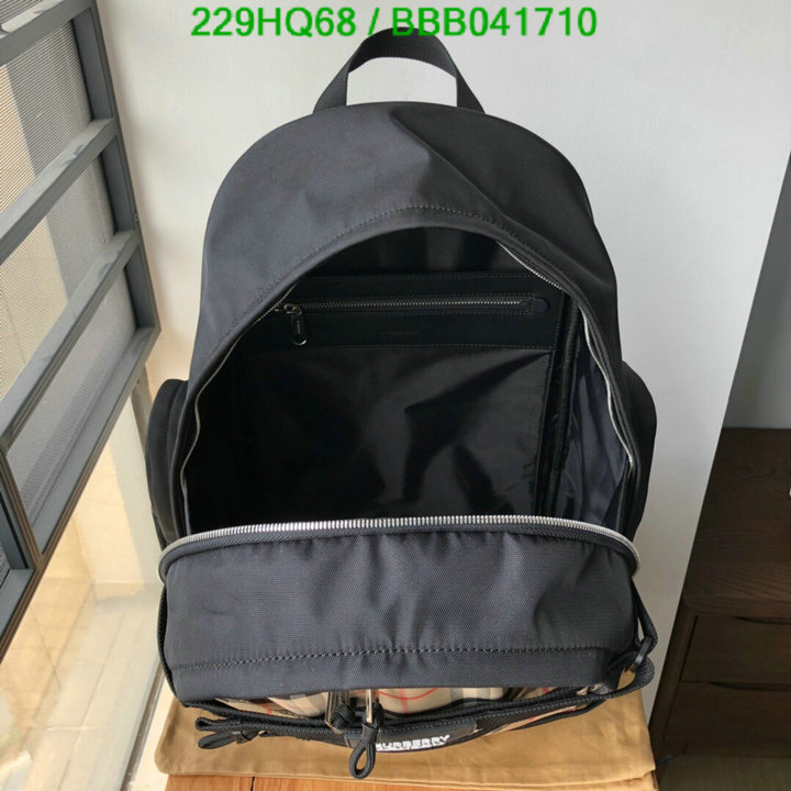 Burberry Bag-(Mirror)-Backpack-,Code: BBB041710,$: 229USD