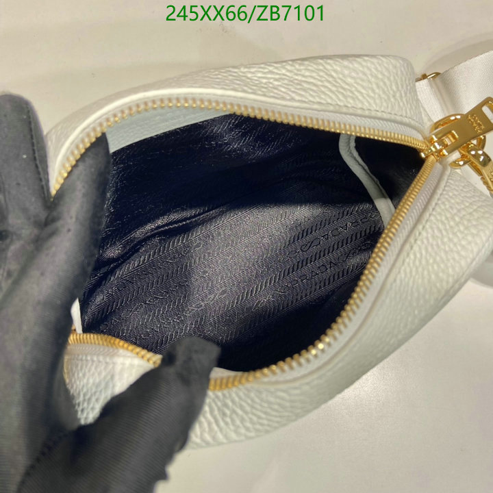 Prada Bag-(Mirror)-Diagonal-,Code: ZB7101,$: 245USD