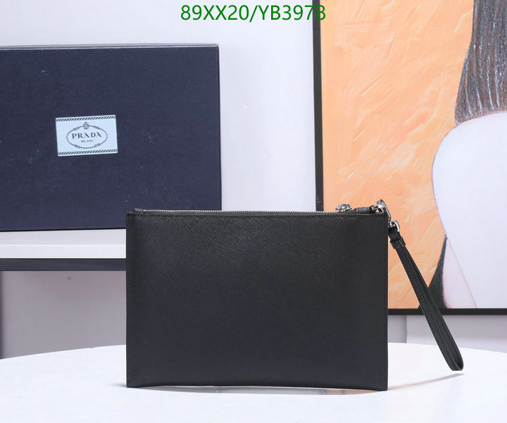 Prada Bag-(Mirror)-Clutch-,Code: YB3978,$: 89USD