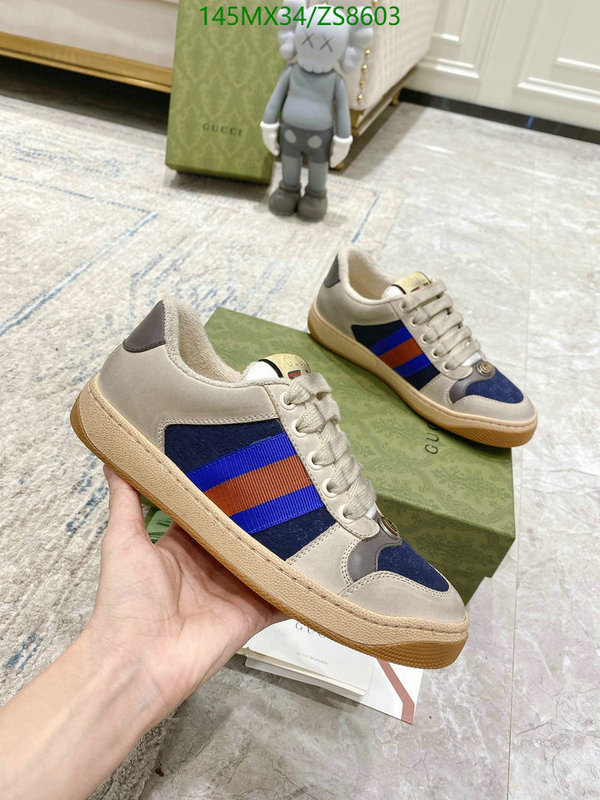 Men shoes-Gucci, Code: ZS8603,$: 145USD