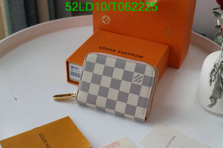 LV Bags-(Mirror)-Wallet-,Code: T062225,$: 52USD