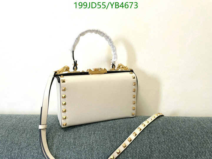 Valentino Bag-(Mirror)-Handbag-,Code: YB4673,$: 199USD