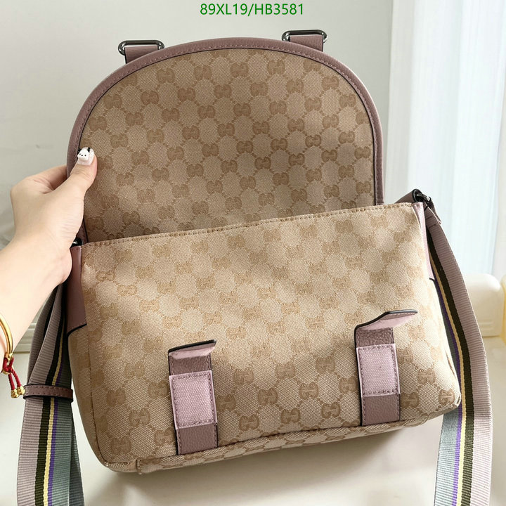 Gucci Bag-(4A)-Diagonal-,Code: HB3581,$: 89USD