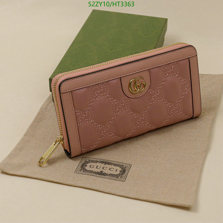 Gucci Bag-(4A)-Wallet-,Code: HT3363,$: 52USD