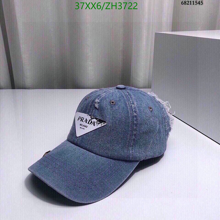 Cap -(Hat)-Prada, Code: ZH3722,$: 37USD