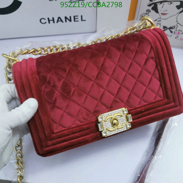 Chanel Bags ( 4A )-Le Boy,Code: CCBA2798,$: 95USD