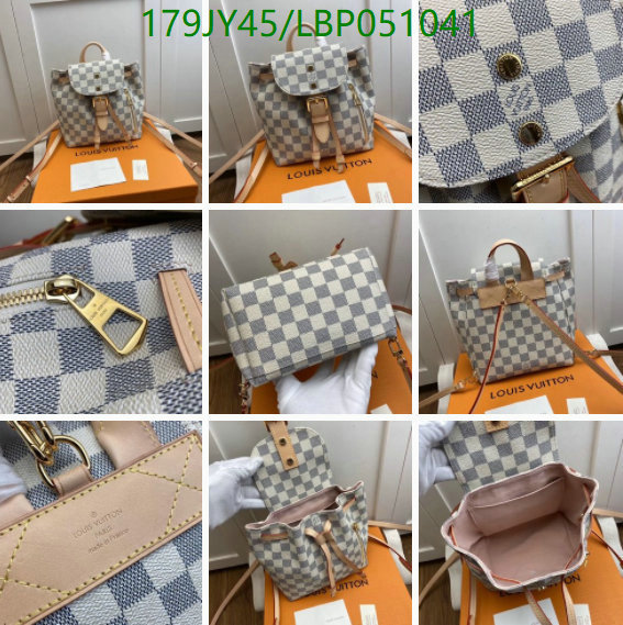 LV Bags-(Mirror)-Backpack-,Code: LBP051041,$: 179USD