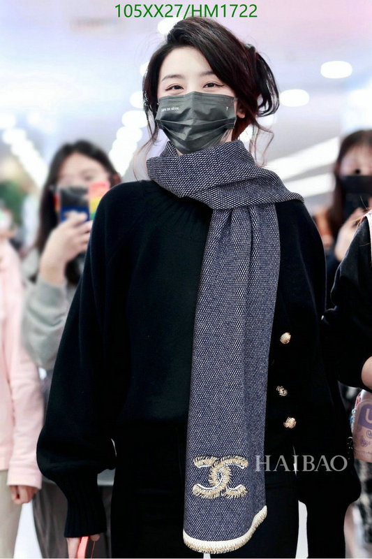 Scarf-Chanel, Code: HM1722,$: 105USD