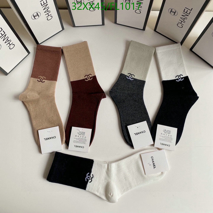 Sock-Chanel,Code: FL1017,$: 32USD