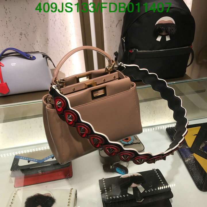 Fendi Bag-(Mirror)-Handbag-,Code: FDB011407,$: 409USD