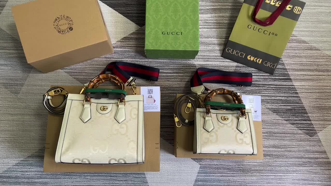 Gucci Bag-(Mirror)-Diana-Bamboo-,Code: LB9015,